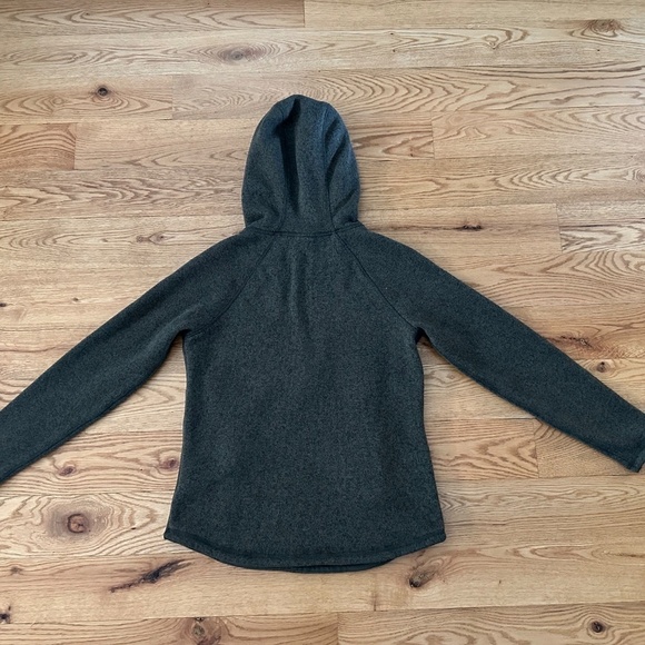 North Face Crescent Pullover Top Fleece Zip Jacket Hoody - Color: Taupe Green - Picture 7 of 7